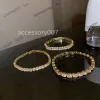 Projektant biżuterii bransoletka bransoletka moda prosta spersonalizowana bransoletki geometryczny cyrkon na wiosnę