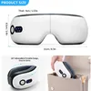 Masajeador de ojos Smart Airbag Vibración Instrumento para el cuidado de los ojos Comprimir Bluetooth Masaje ocular Gafas Fatiga Bolsa Arrugas 240106