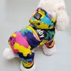 Hiver animal de compagnie chiot chien vêtements mode camouflage imprimé petit chien manteau chaud coton veste tenues pour animaux de compagnie costume de ski pour chiens chats costume 240108