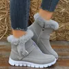 Zimowe kobiety futra ciepłe chelsea śnieżne buty swobodne buty krótkie pluszowe zamszowe kostki płaskie gladiator sport botas botas mujer 240108