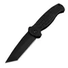 Ny ankomst BM9052 AFO II Automatisk vikkniv 154 cm svart/vit titanbeläggning Tanto Blade 6061-T6 Handtag EDC Pocket Knives med nylonpåse