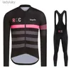 Cycling Jersey Sets 2023 RCC Raphaful Primavera Otoño Ciclismo Jersey Set Racing Bike Ciclismo Traje Bicicleta Ciclismo Ropa Ropa Ciclismo Manga largaL240108