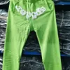 Pantalón de diseñador Pantalones para hombre Estilo joven Sp5der 555555 Sudadera con capucha rosa Pantalones protectores con capucha para hombres y mujeres