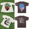 T-shirts pour hommes Hell Star T-shirts imprimé tête chemise haute rue hommes femmes à manches courtes haut bâton perceuse 8T1B 8T1B 5WAJ