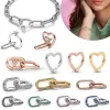 925 Silver Charm Hot Selling Connection Pendant Lämplig för kvinnor Diy Fashion Accessories Pan Me Original Armband gratis frakt