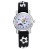 Simpatico cartone animato da calcio per bambini Orologi da calcio Orologio al quarzo per bambini Cinturino in silicone morbido Orologio creativo per ragazze da ragazzo Orologio da regalo 240108