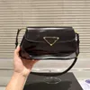 borsa da donna in pelle brillante borsa da donna sotto le ascelle borsa a tracolla hobo bianca nera nuova sella borse di lusso borse con patta di marca grande capacità con scatola dhgate