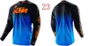 Men's T-shirts Foxx Printed Quick Descent Mountain Bike Riding Suit Long Sleeved Summer Off-road Motorcycle Shirt Quick Drying T-shirt