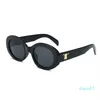 Designer pour homme rétro œil de chat ovale polygone lunettes de soleil Ins Shopping voyage fête mode vêtements correspondant