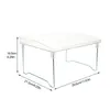 Kitchen Storage Countertop Rack Table Shelf Foldable Sundries Holder Clear Stand