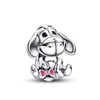 Ny S925 Sterling Silver Fit Pandoraer Charms Armband Pärlor Charm Mini Bear Pig Tiger Pendant Jewelry Women