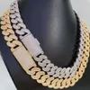 Hiphop sieraden mode stokbrood Moissanite Pass diamant tester Moissanite ketting ijskoud Moissanite Cuban Link Chain