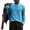Maglioni da uomo Abbigliamento 1 Maglione Per tutte le stagioni Nero Casual Verde scuro Cachi Azzurro Grigio Manica lunga