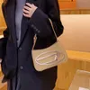 Design 2024 Spring/summer Portable Underarm Women's Handbag Millennium Spicy Girl Style Silver Shoulder Crossbody Bag