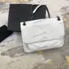 Designer de luxe Niki Sac à chaîne de chaîne moyens moyens de sac à main