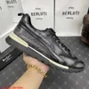 Sneaker in pelle BERLUTI Scarpe casual Scarpe da ginnastica basse in pelle di vitello Fast Track nuove da uomo Scarpe da corsa casual colorate fatte a mano HB5F