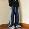 Men's Pants Jeans Men Pants Loose Baggy Jeans Casual Denim Pants Streetwear Straight Fashion Trousers Women Clothing YQ240108