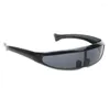 Lunettes de soleil en gros X-Men Personnalité Laser Lunettes Space Robot Siamois Mercury Len Cyclisme Pour Hommes