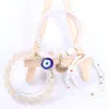 Charm Bracelets Women's Handwear Charming Shell Friendship Bead Turkish Demon Eye Bracelet Bohemian Hand Chain Lucky Women Multilayer