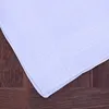12 pièces/ensemble 40x40cm hommes femmes mouchoirs en coton blanc pur classique Hankies Jacquard rayé poche serviette carrée peinture à la main 240108