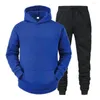 Men's Tracksuits 2 Piece Tracksuit Set Men Sportswear Long Sleeve Hoodie Sweater Pant Running Jogger Fitness Outfits Workout Casual