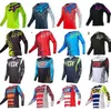 Men's T-shirts Foxx Head Foxx Speed Subduing Mountain Bike Riding Suit Top Men's Long Sleeve Cross-country Racing Suit Quick Dry T-shirt