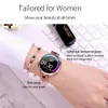 Relógios PLUMZONG Moda Feminina Relógio Inteligente À Prova D 'Água Dispositivo Vestível Monitor de Freqüência Cardíaca Esportes Smartwatch Para Mulheres Senhoras