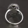 Véritable bague de fiançailles en argent sterling 925 Twilight Breaking Dawn Bella avec boîte en métal en forme de coeur 240106