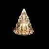 1PC Crystal Mini Christmas Tree Light - Flameless LED Electronic Candle Night Light for Home Decor and Bar