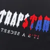 Trapstar Tshirts Men Designer Biała koszula Rainbow Hafdery Dekodowanie Tshirt Man Women Casual Loose Street Ubrania