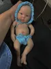 12 30 cm Micro Preemie Full Body Silicone Baby Doll Life Reborn Doll Surprise Children Anti-Stress 240106