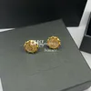 Círculo brincos de argola anéis de orelha para mulheres designer brincos de cristal studs jóias com caixa de presente pacote presente de aniversário