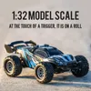 1 32 Mini Sight Speed ​​Car 20 kmh offroad RC Racing Pojazdy wyścigowe kaskaderskie ciężarówki zdalne dla dorosłych zabawki dla dzieci 240106