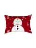 Pillow Bed Winter Holiday Gift Lumbar Soft Christmas Snowman Cover Sofa Home Decor Living Room Office Couch Farmhouse