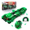 LED RC CAR Fjärrkontroll för barn Snake Stunt 360 ° Roll Toys 240106