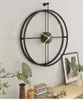 55cm Large Silent Wall Clock Modern Design Clocks For Home Decor Office European Style Hanging Wall Watch Clocks 240106