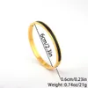 A Classic Cartres Bangle Hot selling minimalist and fashionable Korean version Roman English Instagram fashion internet celebrity bracelet trendy personalized