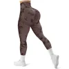 Tieb barwnik fitness Leggins Spodnie jogi bezproblemowe sportowe legginsy push upnie kobiety oddychające rajstopy w talii trening gym