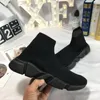 Designer Men Womens Speed ​​Trainer Sock Boots Socks Boots Casual Shoes Shoe Runners Runner Sneakers 3645