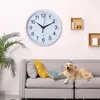 Wall Clocks Stylish Clock High-precision Non-ticking Round With Simple Style Battery Operated Quartz Movement Easy-to-read