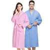 100 ٪ المناشف القطن Terry Robe Loves Soft Bath Robe Men and Women Nightrobe Sleepwear Male Naval Home Bathrobe 240108