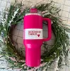 Stanleiness DHL Red Holiday Cobrand Winter Comso Pink Parade 40oz Councher H20 Cups Cups Tumblers Tumblers с ручкой чашки арбуза Mooshines с 01 FC55