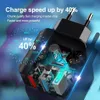 28W Dual USB QC3.0 Quick Charger Fast Charging Wall Charger Eu US Plug For Iphone 15 Pro Max Samsung S24 Xiaomi huawei Lg