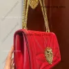 designer bagTop bolsa feminina d designer bolsa de ombro couro cor sólida bolsa corrente de ouro mensageiro sacos mulher bolsa moda bolsas
