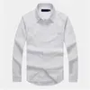 Мужские поло Молодежная рубашка с длинными рукавами Весенняя и осенняя одежда Бизнес и отдых Оксфорд Спиннинг Мужская рубашка из чистого хлопка Paul Small Colored Horse Shirt #rt
