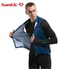 Куртки Santic, мужской велосипедный жилет, легкий портативный Mtb велосипед, велосипедная ветровка, спортивное пальто для путешествий, светоотражающая лента, микро софтшелл