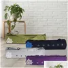 Outdoor Bags Yoga Mat Bag With Adjustable Strap Pockets Practical Pilates Storage Exercise Sports Gym Carrier Drop Delivery Outdoors Ot50V