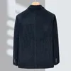 Leisure Suit Coat for Men Spring and Autumn Thick Nonironing Business Wool Small Middleaged Single West Jacket 240108
