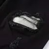 Męskie designerskie spodnie fioletowe dżinsy amris 877 modne High Street w trudnej sytuacji srebrne elastyczne elastyczne dżinsy