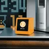 Clocks Desk Table Takte Bitcoin -Aktienpreis -Display -Tracker -Ticker Kryptowährung in Echtzeit auf Desktop Gadget BTC ETH DOGE WEATTER CL CLE